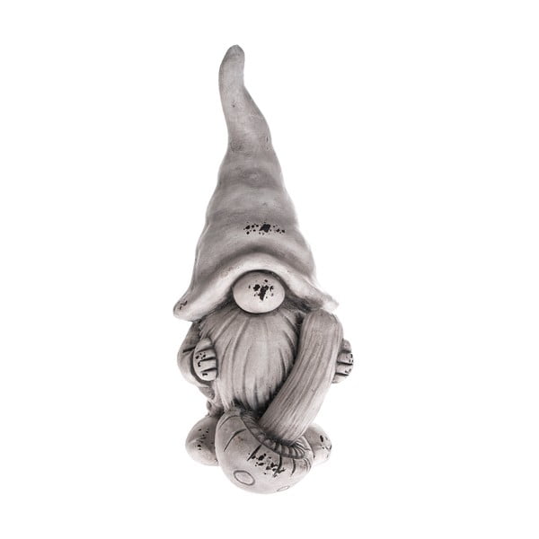 Sivi ukras Dakls Gnome, visina 44,5 cm