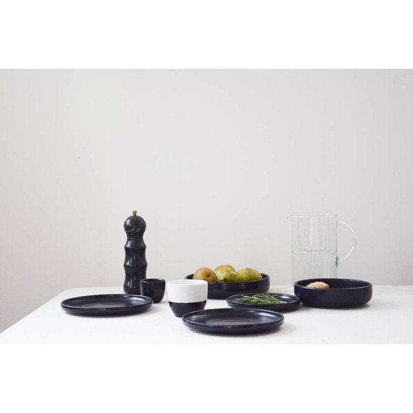 Crna zemljana zdjela ÅOOMI Luna, ø 15 cm-image-2