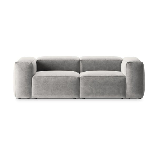 Svijetlo siva sofa 224 cm Bergamo – Cosmopolitan Design