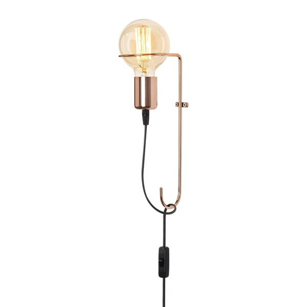 Metalna zidna svjetiljka u bakrenoj boji Opviq lights Rodopi