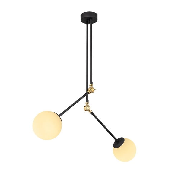 Crna metalna viseća svjetiljka Opviq lights Froso-image-2