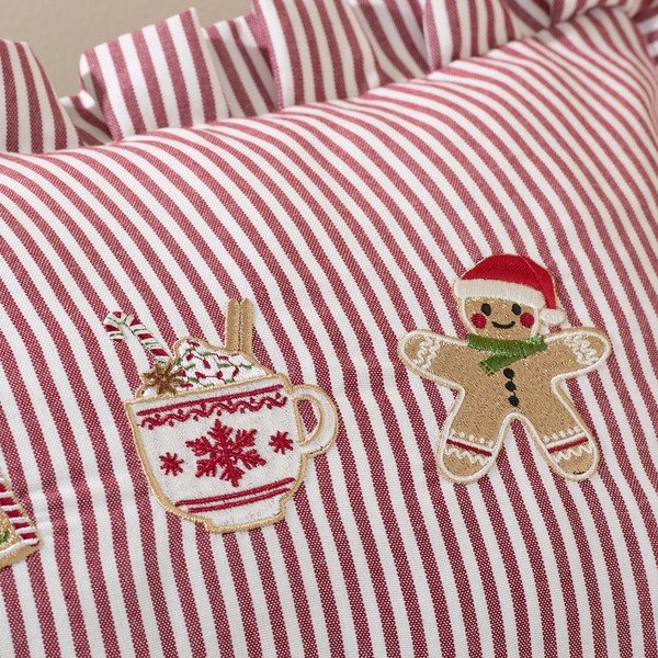 Ukrasni jastuk s božićnim motivom 30x50 cm Christmas Gingerbread Stripe – Catherine Lansfield-image-3