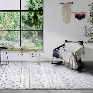 Krem tepih 80x120 cm Itinerance Cream White – Elle Decoration