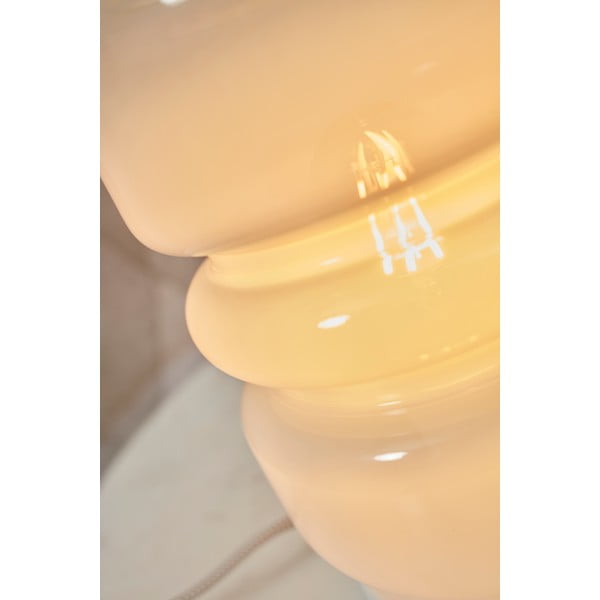 Bijela stolna lampa sa staklenim sjenilom (visina 23 cm) Verona – it's about RoMi-image-3