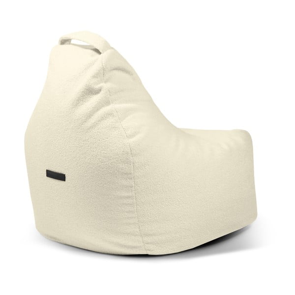 Krem vreća za sjedenje od bouclé tkanine Play Amuse – SLOWDOWN-image-4