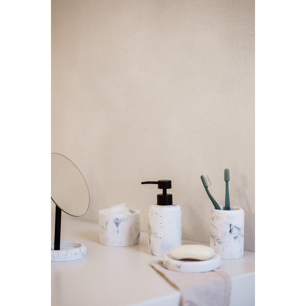 Bijela čaša za četkice za zube od polyresina Suds – S|P Collection-image-1