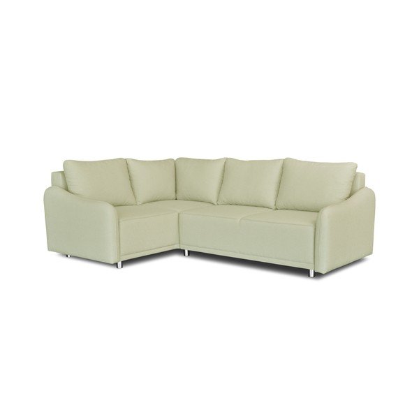 Bež kutni kauč na razvlačenje Windsor &amp; Co. Sofe Delta, lijevi kut-image-1