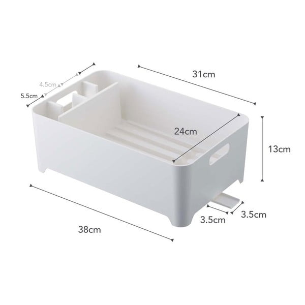 Bijela posuda YAMAZAKI Tower-image-4