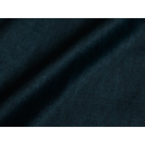 Tamno plava baršunasti kutna garnitura (s desnim kutom/s ležaljkom) Martina – Micadoni -image-4