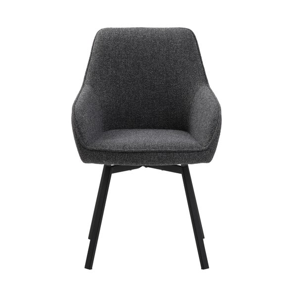 Siva blagovaonska stolica Alma – Unique Furniture-image-1