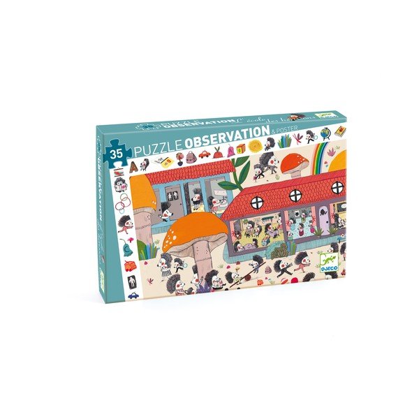 Dječja slagalica Djeco Observation Ježići-image-1