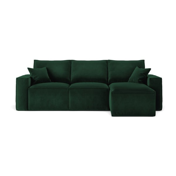 Cosmopolitan Design Florida zelena kutna sofa, desni kut