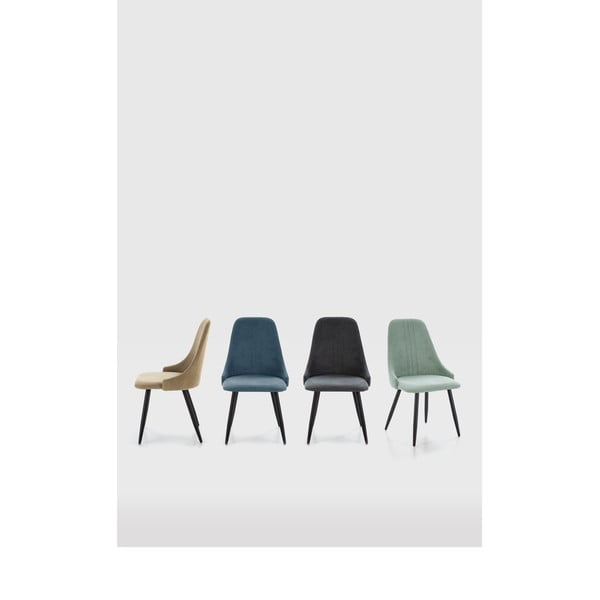 Svijetlo zelene blagovaonske stolice u setu 4 kom Mani – Marckeric-image-1