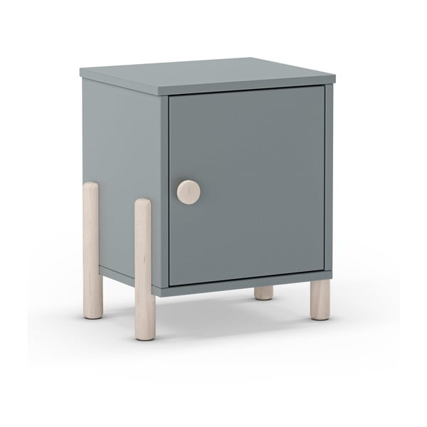 Dječji noćni ormarić prljavo zeleni od masivnog bora Enola – Marckeric-image-2