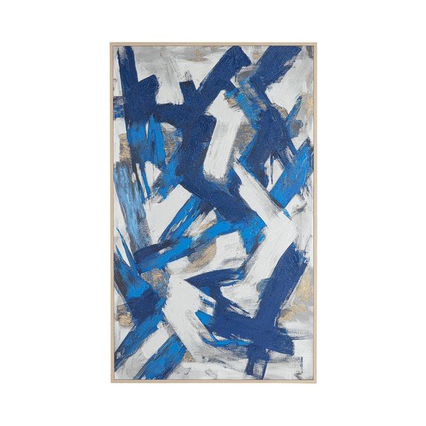 Slika s ručno oslikanim elementima s okvirom/na platnu 127,5x206,5 cm Bold – Bizzotto