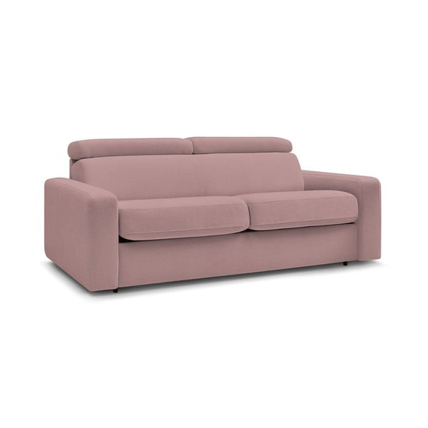 Ružičasta sklopiva sofa 195 cm Monaco – Bobochic Paris-image-3