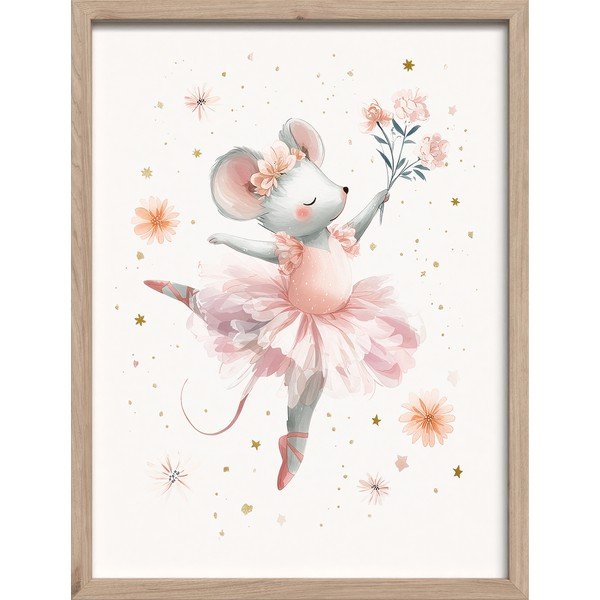 Dječja slika 30x40 cm Mouse Ballerina – Styler