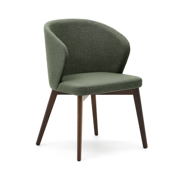 Tamno zelena podstavljena blagovaonska stolica Darice – Kave Home