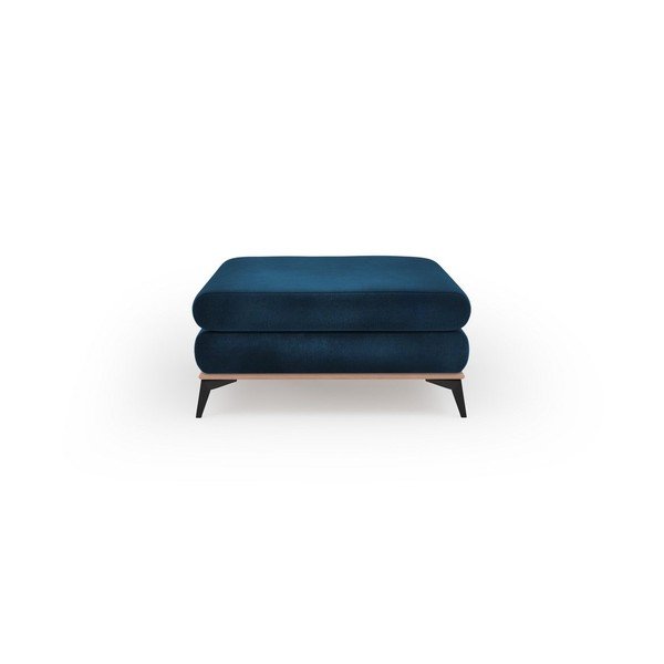 Kraljevsko plavi baršunasti pouf Astre Windsor & Co Sofas-image-2