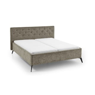 Tamno zeleni tapecirani bračni krevet 180x200 cm Alicante – Meise Möbel