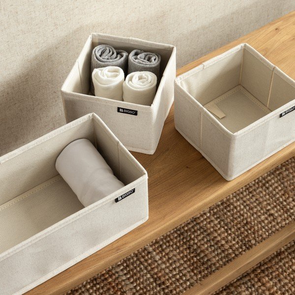 Tekstilni organizatori za ladice u setu 3 kom Soft Storage – Bigso-image-3
