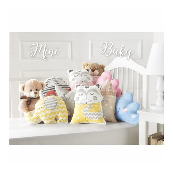 Smeđi pamučni dječji jastuk Mike & Co. NEW YORK Pillow Toy Bear Cute, 22 x 30 cm-image-1