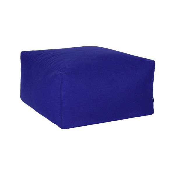 Plavi vunen tabure Keno – noo.ma