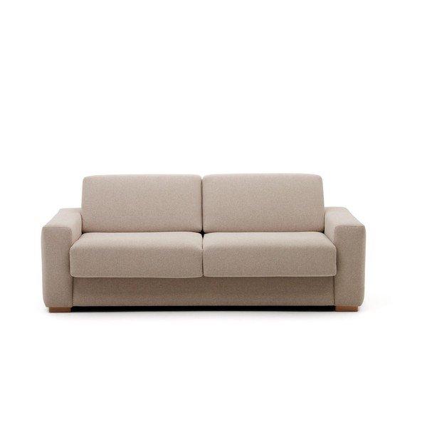 Bež sklopiva sofa 224 cm Anley – Kave Home