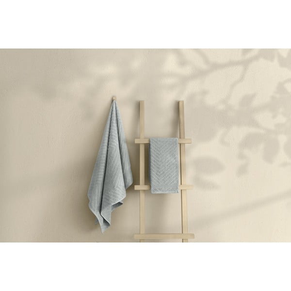 Svijetlo sivi pamučni set ručnika 2 kom od frotira – Foutastic-image-1