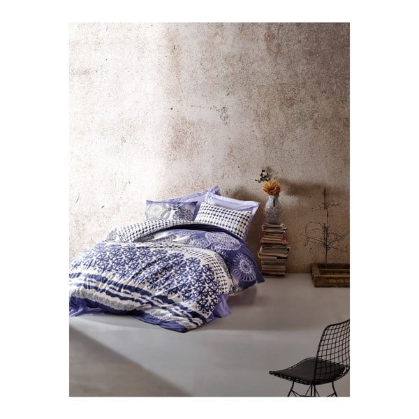 Pamučni set posteljine s Kalvado plahtama, 200 x 220 cm