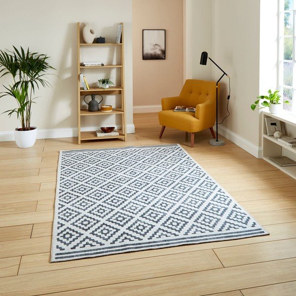 Sivi periv tepih 122x170 cm Coral Grey – Think Rugs-image-1