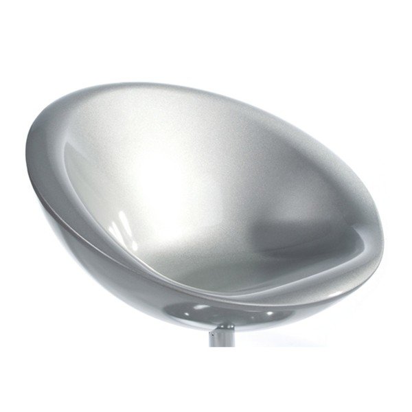 Srebrna okretna stolica Kokoon Design Bowl-image-2