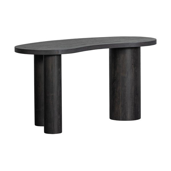 Tamno smeđi pomoćni stol u dekoru bora 70x150 cm Maan – WOOOD-image-3