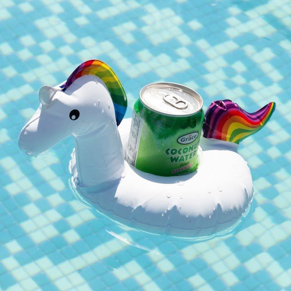 Prsten na napuhavanje za piće InnovaGoods Unicorn-image-1