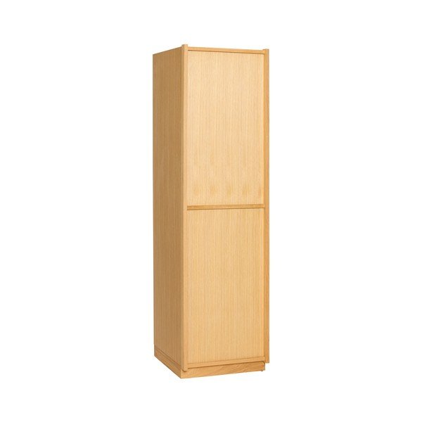 Ormarić u dekoru hrasta u prirodnoj boji 50x181x55 cm Kura – Hübsch