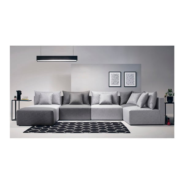 Modularna sofa u nijansama sive Bobochic Paris Metis-image-3