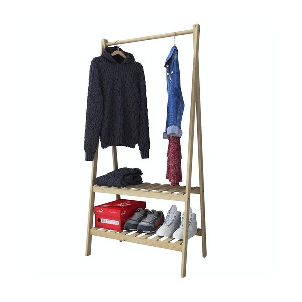 Stalak za odjeću u dekoru hrasta Susanne - Kalune Design-image-2