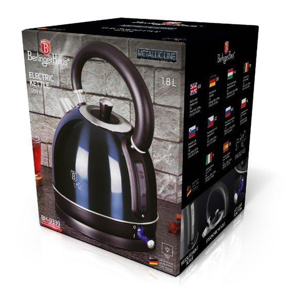 Plavo kuhalo za vodu 1,7 l Metallic Line Aquamarine Edition - BerlingerHaus-image-2