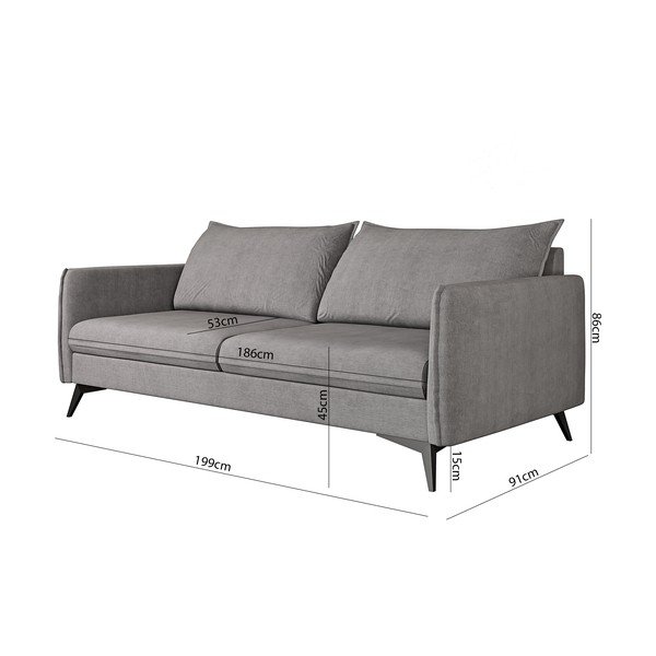 Siva sofa 199 cm Juli Bis – Ropez-image-3