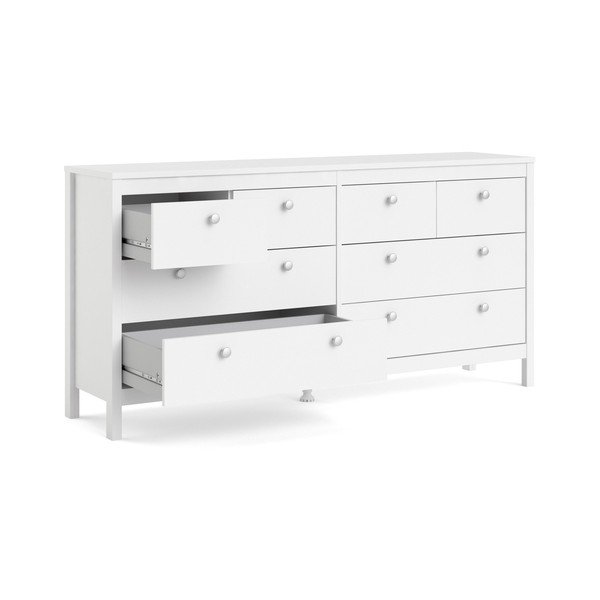 Bijela niska komoda 159x80 cm Madrid – Tvilum-image-2