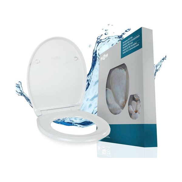 WC daska s automatskim zatvaranjem 36,8 x 43 Fleur – Allstar