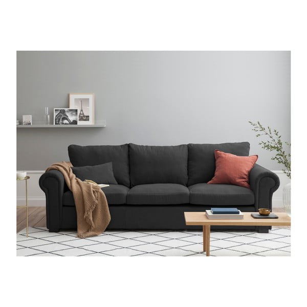 Tamno siva sofa Windsor & Co Sofas Hermes, 245 cm-image-2