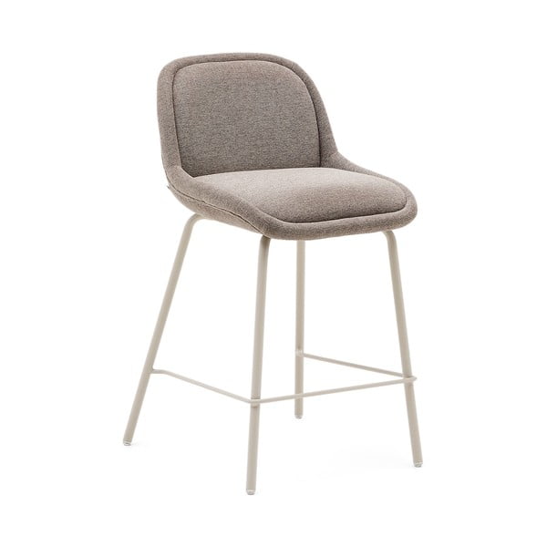 Barska stolica sivo-bež (visine sjedala 65 cm) Aimin – Kave Home