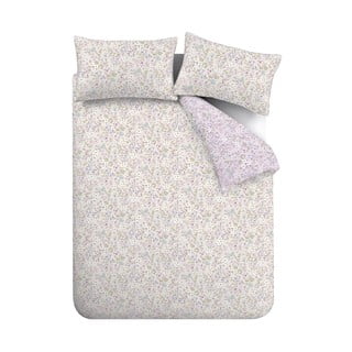 Pamučna posteljina za bračni krevet/za produženi krevet u boji lavande/bež 260x220 cm Ditsy Floral – Bianca