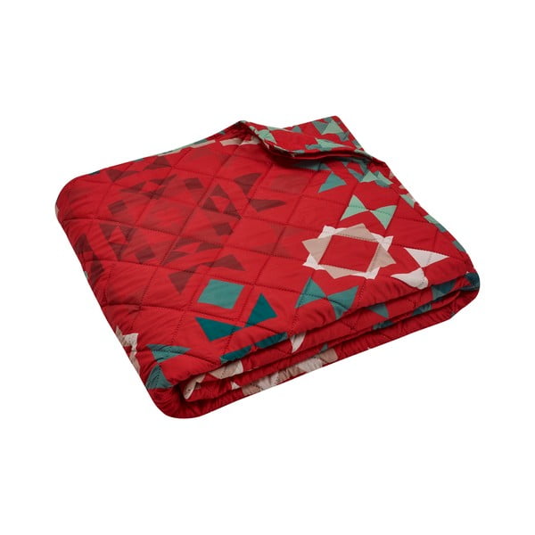 Crveni prošiven prekrivač 220x230 cm Patchwork – Catherine Lansfield