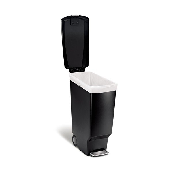 Crna kanta za otpatke s pedalom simplehuman Sisi, 40 l-image-1