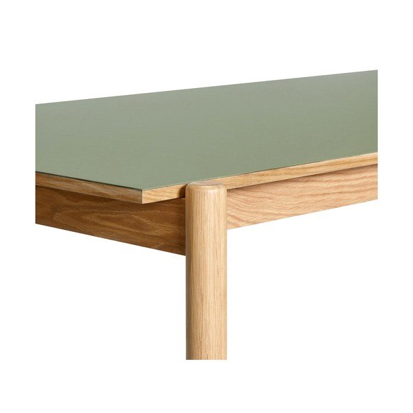 Blagovaonski stol od punog hrasta 107x190 cm Oblique – Hübsch-image-3