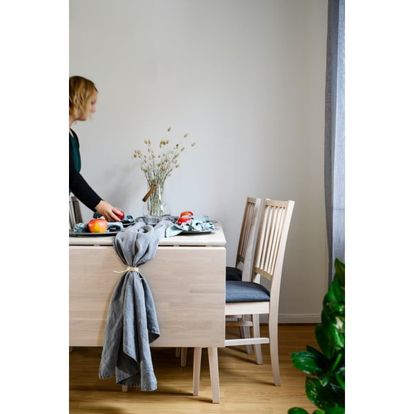 Mat lakirani rasklopivi blagovaonski stol od hrastovine Rowico Mimi, 120 x 80 cm-image-2