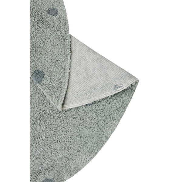 Svijetlo zeleni periv/ručno rađen pamučan dječji tepih ø140 cm Round Dot Blue Sage – Lorena Canals-image-4