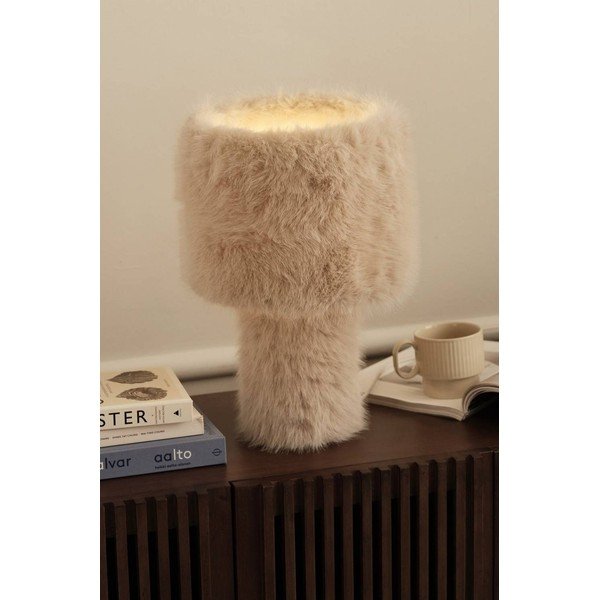 Krem tekstilna stolna lampa (visina 46 cm) Fay – Ellos Home-image-1